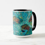 Mosaik-verstärkte Tasse der Schildkrötenindigenosi (VorderseiteRechts)