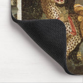 Mosaik von Dionysus eine Leopard c.180 ANZEIGE Mousepad (Ecke)