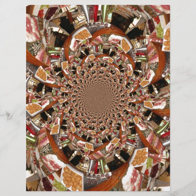 Mosaik von Sushi Brown Colors (Vorderseite)