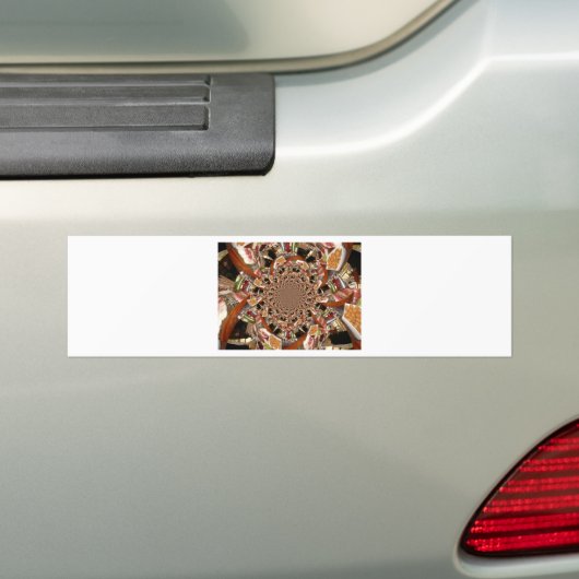 Mosaik von Sushi Brown Colors Autoaufkleber (Auf Auto)