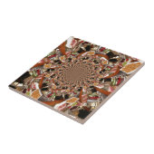 Mosaik von Sushi Brown Colors Fliese (Seite)