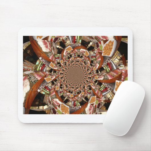 Mosaik von Sushi Brown Colors Mousepad (Mit Mouse)