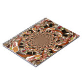 Mosaik von Sushi Brown Colors Notizblock (Linke Seite)