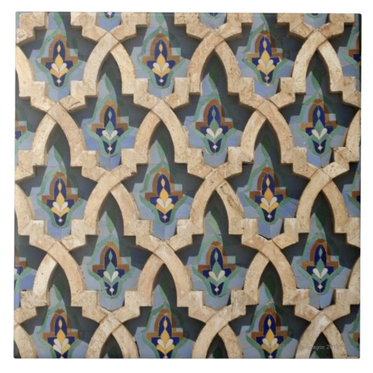 Mosaik-Wand, Hassan II Moschee-Casablanca Fliese (Vorderseite)
