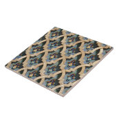 Mosaik-Wand, Hassan II Moschee-Casablanca Fliese (Seite)