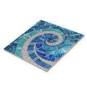Mosaik Wave Spiral - Ocean Tiles Fliese (Seite)