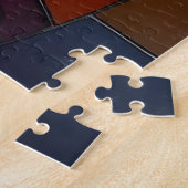 Mosaik Wolf und Eule Lebendige Kunst Puzzle (Seite)