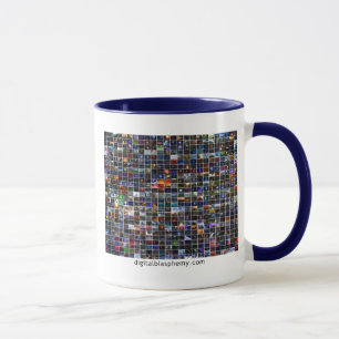 Mosaik X.25 Digital-Blasphemie-25 Tasse