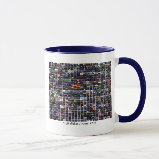 Mosaik X.25 Digital-Blasphemie-25 Tasse (Rechts)