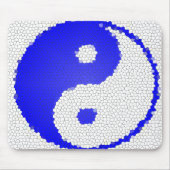 Mosaik Yin Yang Entwurfs-Computer Mousepad (Vorne)
