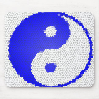 Mosaik Yin Yang Entwurfs-Computer Mousepad
