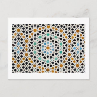 Mosaik (Zellij), Fes, Marokko Postkarte