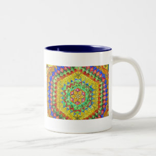 Mosaik Zweifarbige Tasse