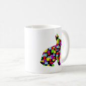 Mosaikaninchen Kaffeetasse (VorderseiteRechts)