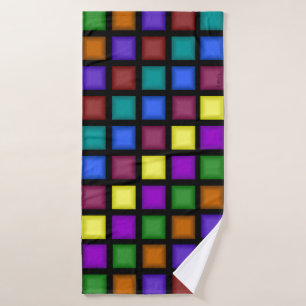 Mosaikbadehandtuch Badehandtuch