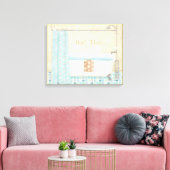 Mosaikbadezimmer Leinwanddruck (Insitu (Wohnzimmer))
