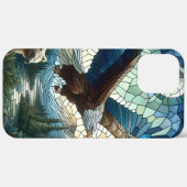 Mosaikbär und Adler im Gebirge Case-Mate iPhone Hülle (Rückseite / Rechts)