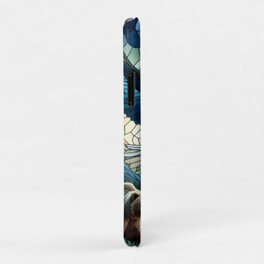 Mosaikbär und Adler im Gebirge Case-Mate iPhone Hülle (Hinten/Rechts)