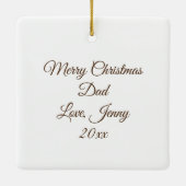 Mosaikbär und Adler im Gebirge Keramikornament (Rückseite)