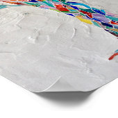 Mosaikbaum Poster (Ecke)