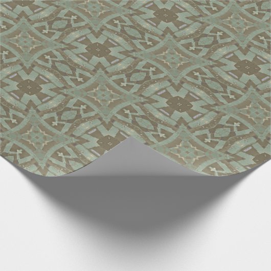 Mosaikbaummöbel Geschenkpapier (Ecke)