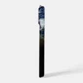 Mosaikbild des Planeten Erde mit 3 Hurrikanen iPhone 15 Hülle (Linke Seite)