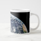 Mosaikbild des Planeten Erde mit 3 Hurrikanen Jumbo-Tasse (Rechts)