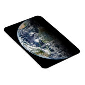 Mosaikbild des Planeten Erde mit 3 Hurrikanen Magnet (Rechte Seite)