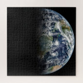 Mosaikbild des Planeten Erde mit 3 Hurrikanen Puzzle (Horizontal)