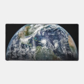 Mosaikbild des Planeten Erde mit 3 Hurrikanen Schreibtischunterlage (Vorderseite)