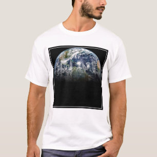 Mosaikbild des Planeten Erde mit 3 Hurrikanen T-Shirt