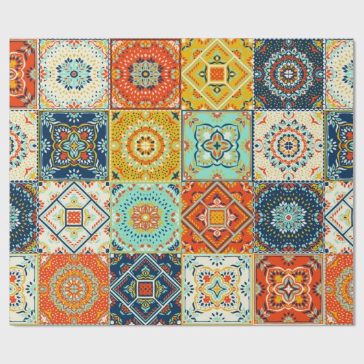 Mosaikbild Geschenkpapier (Flach)