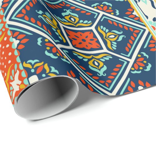 Mosaikbild Geschenkpapier (Rolleneckpunkt)