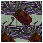 Mosaikbild mit ihm in hellgrüner Pistazien Stoff (Nahaufnahme)