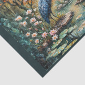 Mosaikbild von 2 blauen Helden im Sumpf Seidenpapier (Ausschnitt)