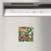 Mosaikblumen Magnet (In Situ (Geschirrspüler))