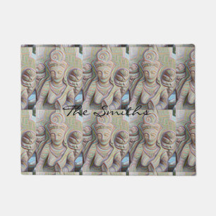 Mosaikbuddha-Statue Thunder_Cove Fußmatte
