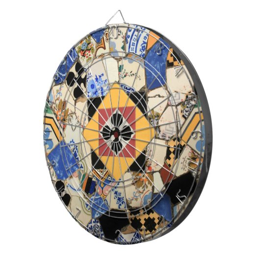 Mosaikdekoration Dartscheibe (Vorderseite rechts)