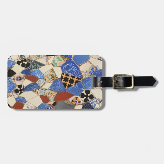 Mosaikdekoration Gepäckanhänger (Vorderseite horizontal)