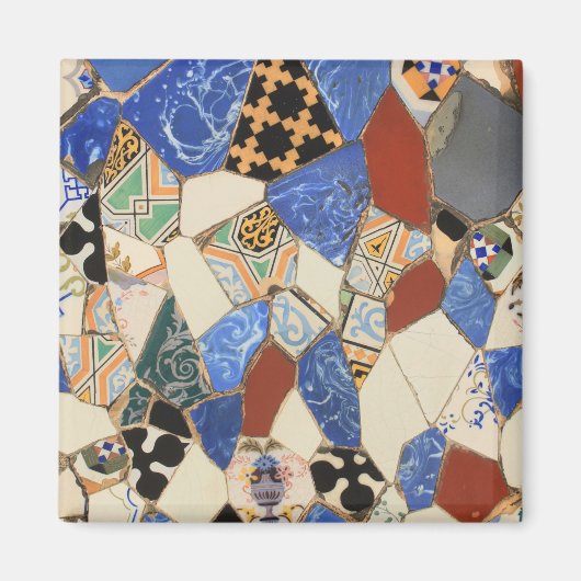 Mosaikdekoration Magnet (Vorne)