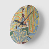 Mosaikdekoration Runde Wanduhr (Winkel)