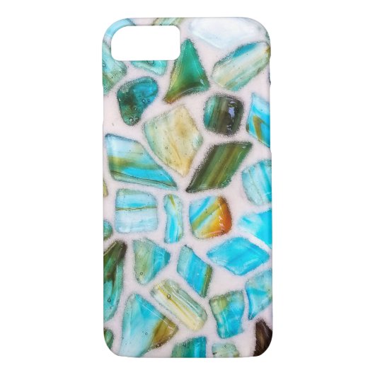 Mosaikdesign aus agiertem Stein Case-Mate iPhone Hülle (Rückseite)