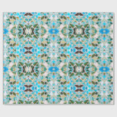 Mosaikdesign aus Glas Geschenkpapier (Flach)