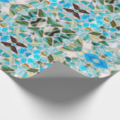 Mosaikdesign aus Glas Geschenkpapier (Ecke)