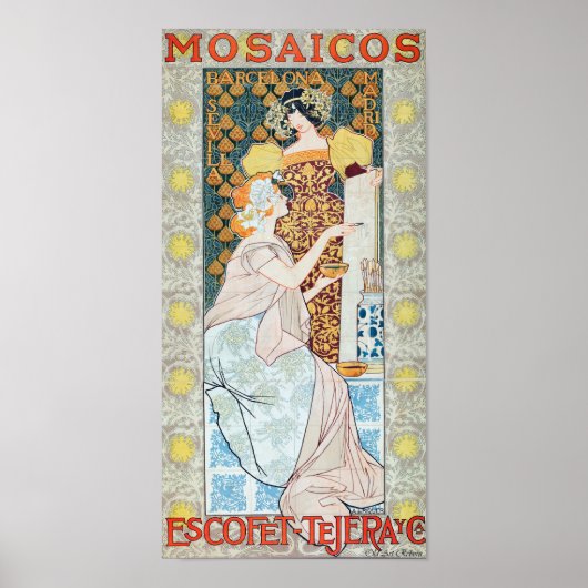 Mosaikdesign Poster (Vorne)