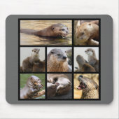 Mosaike Fotos von Ottern Mousepad (Vorne)