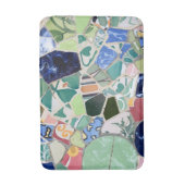 Mosaike Park Guell Badematte (Vorderseite Vertikal)