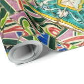 Mosaike Park Guell Geschenkpapier (Rolleneckpunkt)