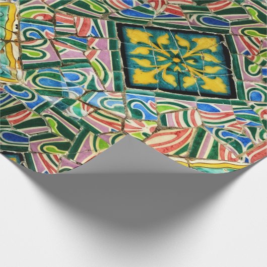 Mosaike Park Guell Geschenkpapier (Ecke)