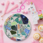 Mosaike Park Guell Pappteller (Party)